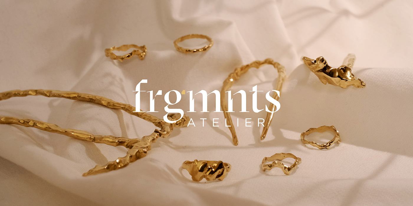 branding  Catalogue editorial fragments frgmnts frgmnts atelier identity Jewellery jewelry logo