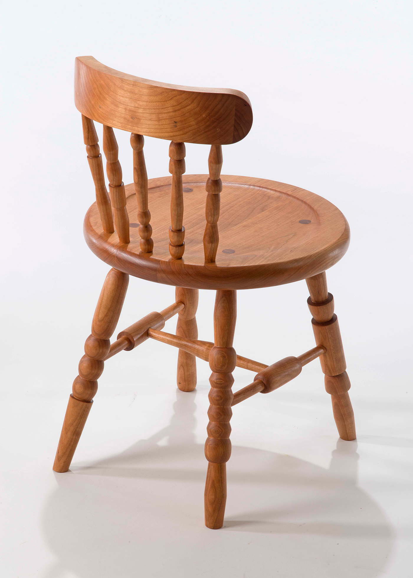 woodworking furniture furniture design  wood turning sculpture cherry windsor windsor chair chair