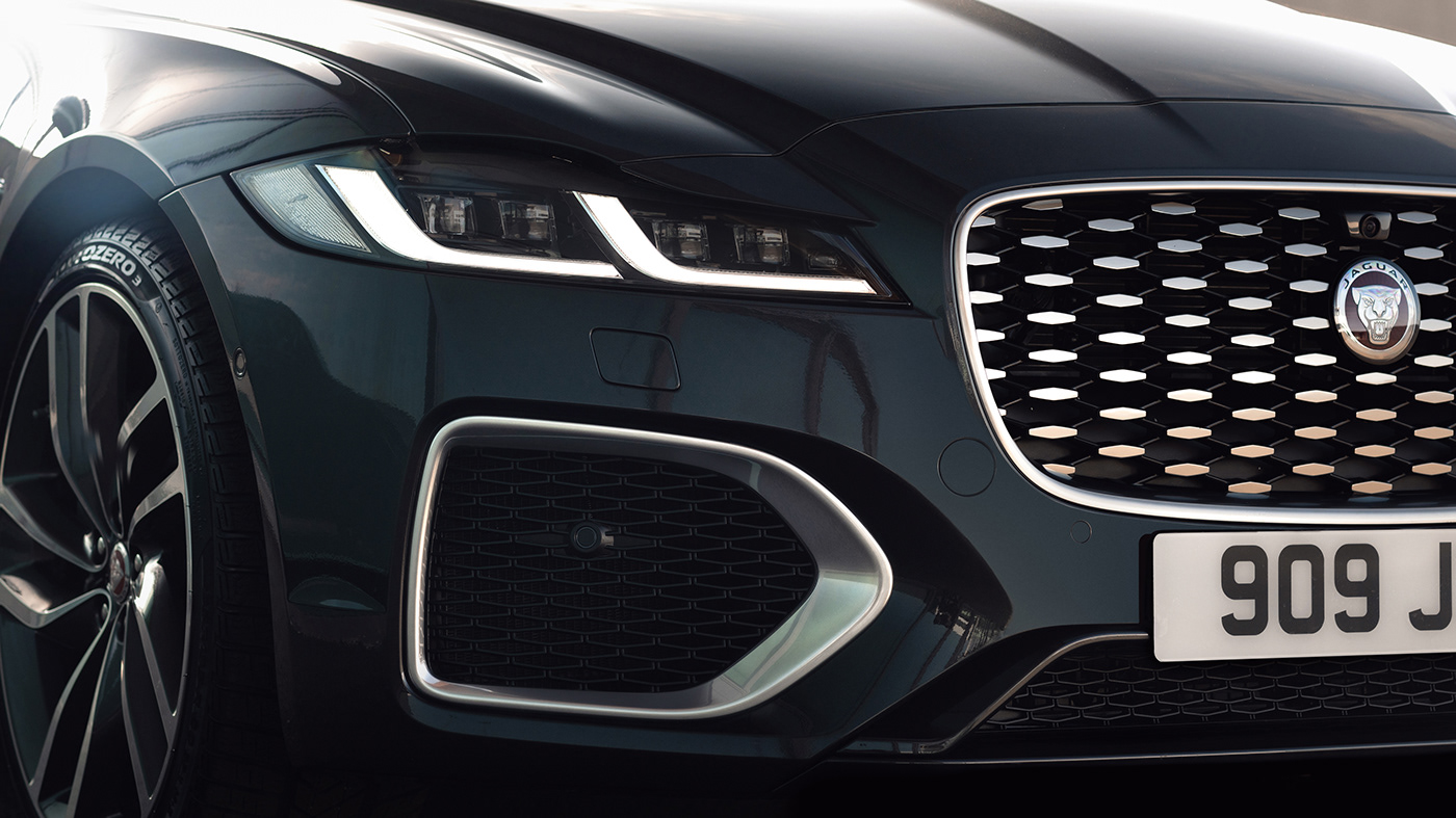 automotive   british luxury Cars elegance jaguar led premium Exterior Lighting Jaguar xf lighting