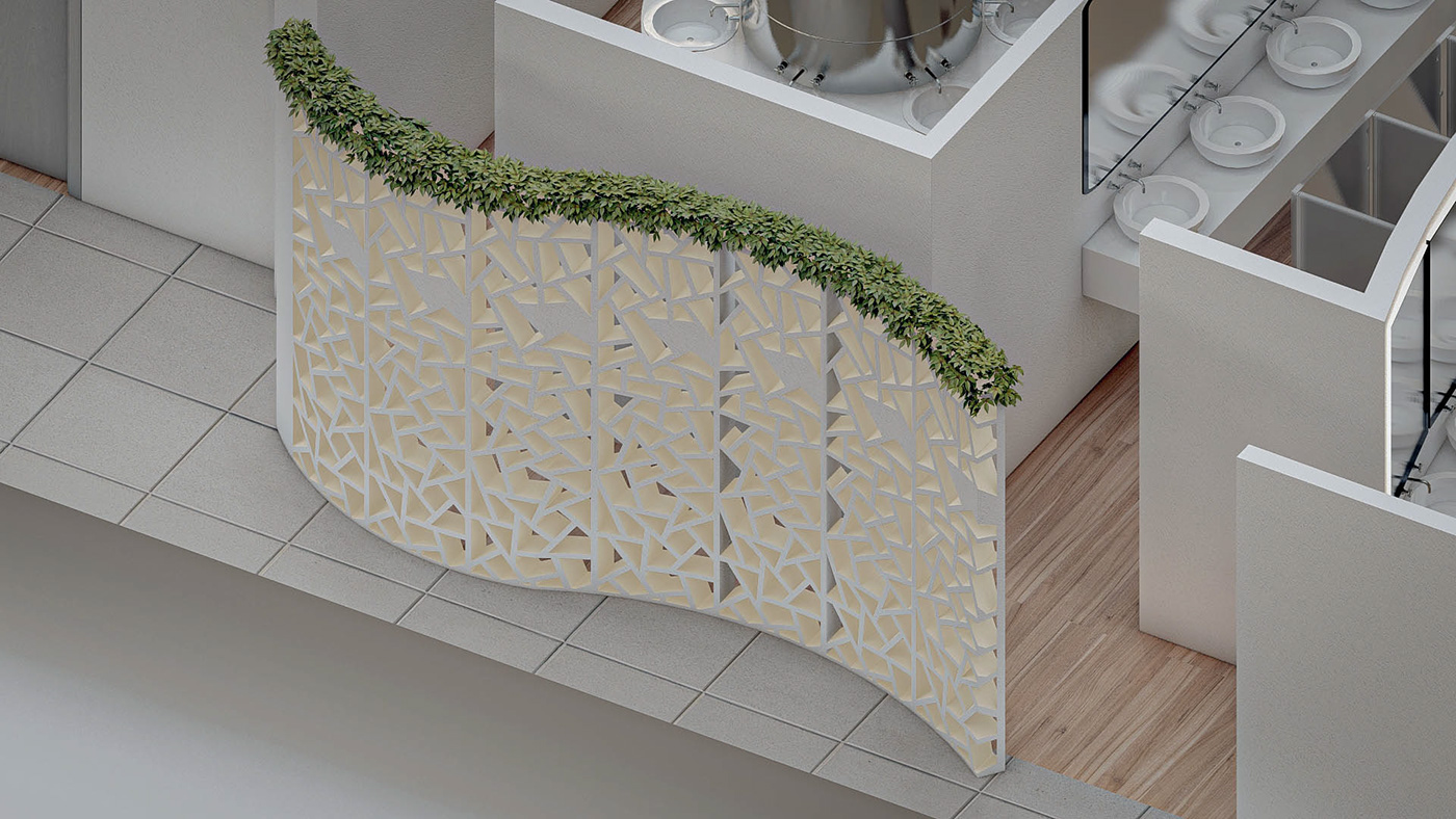 3D architecture Bath design Interior interior design  Render visualization