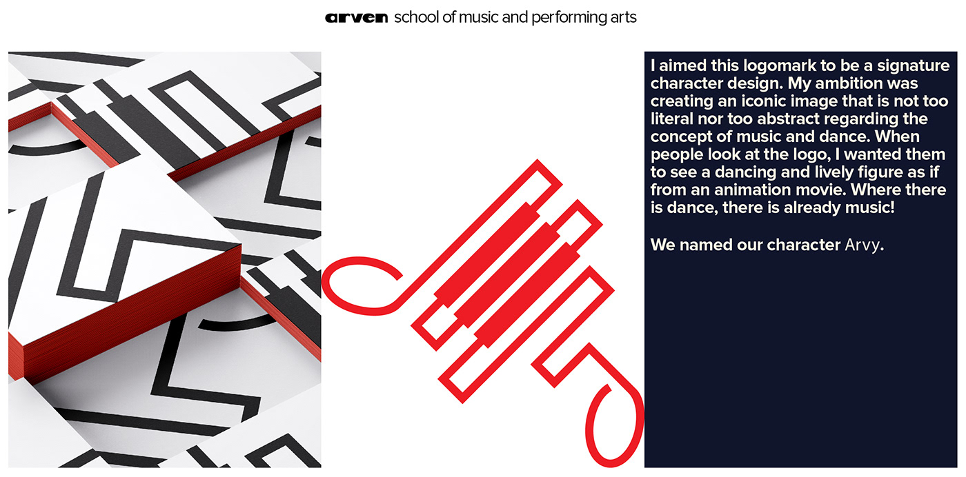 logo design tasarım marka Arven art music PerformingArts digital branding 