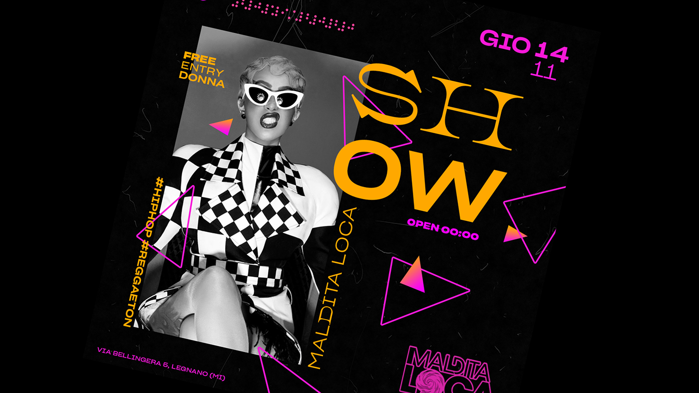 club concert design disco dj Event graphic music night typography  
