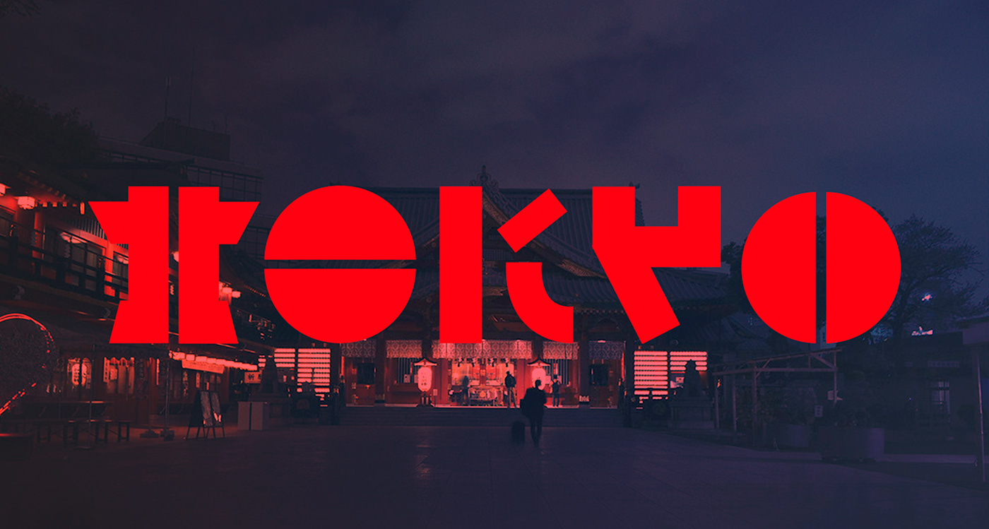 brand tokyo japan asia mark identity city lettering branding 