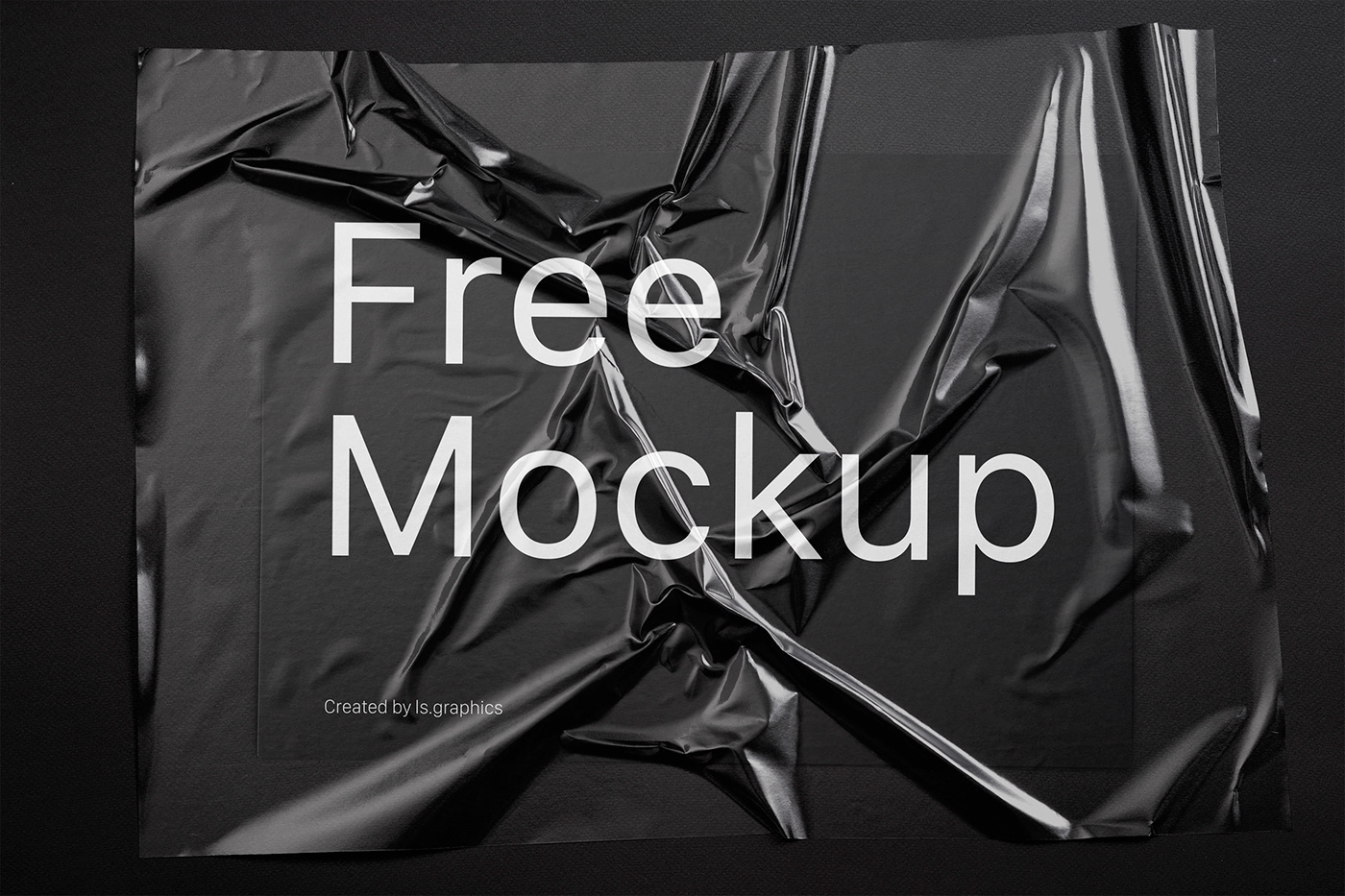 Mockup free freebie download paper Wrinkles wrinkled