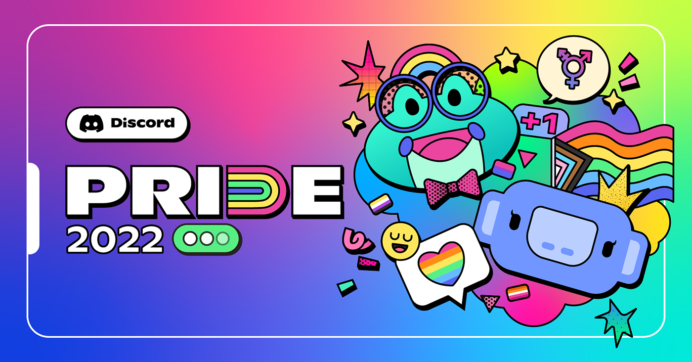 discord illustra pride pride month Adobe Portfolio