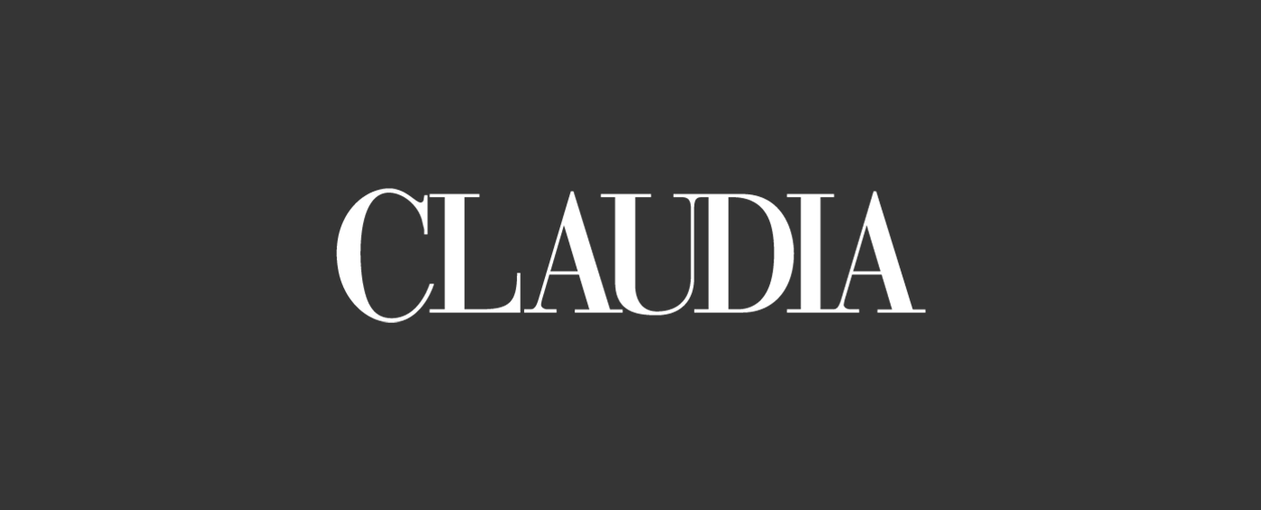 magazine claudia print design study