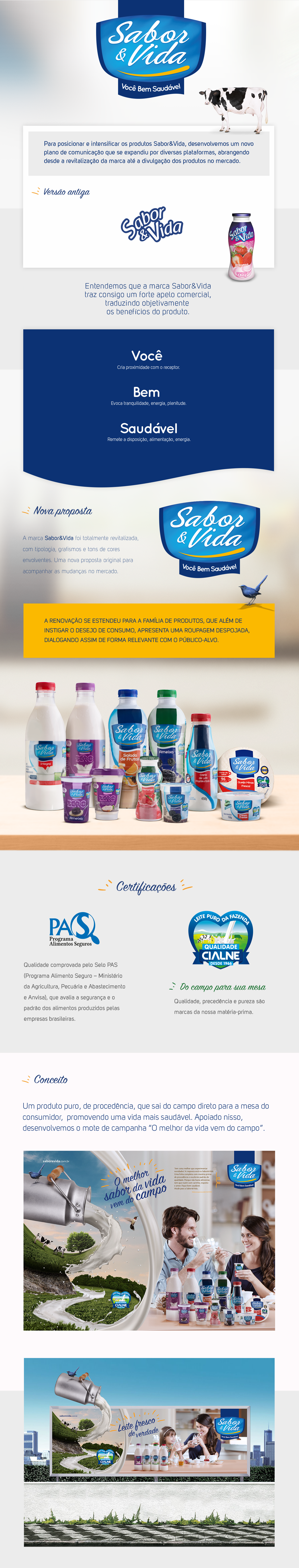 saborevida embalagem packing sabor&vida Ilustração cialne marca conceito campanha PDV