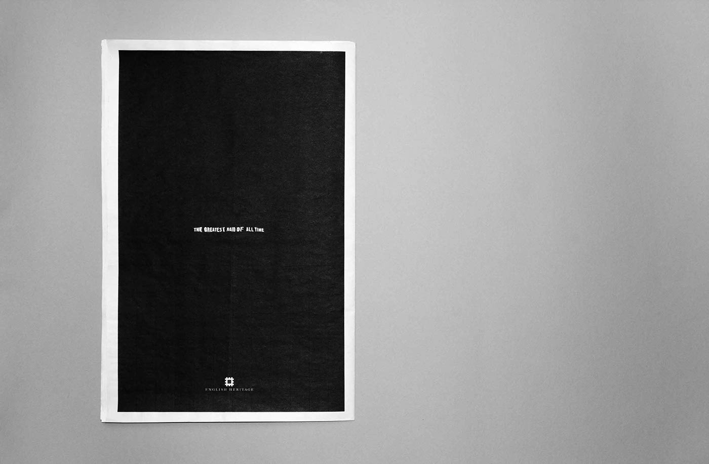 WW2 Raid Mission monochrome black white Greyscale Minimal Newspaper Poster Projection Type Font Logotype water distorted typography layout photos text identity branding logo Installation Film Exhibition Editorial print paper