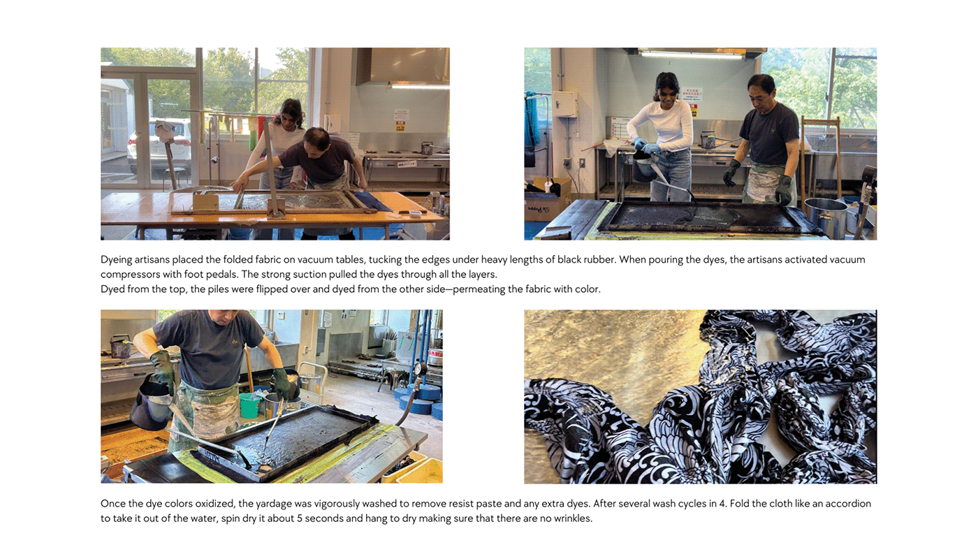 textile design  dyeing japanese art resist dyeing  textile art design art textile