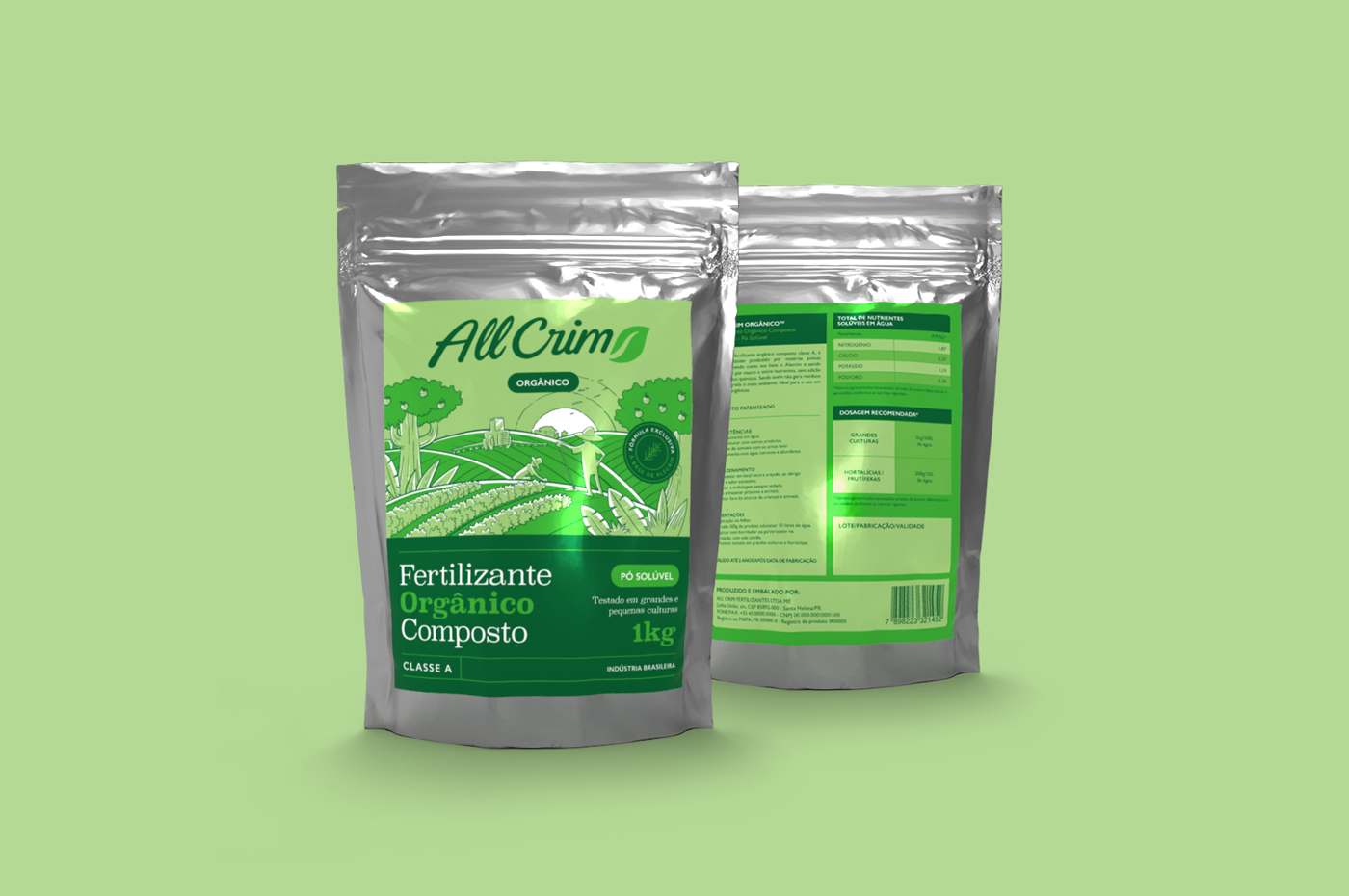 design Packaging fertilizante Fertilizer agroindustry Agro