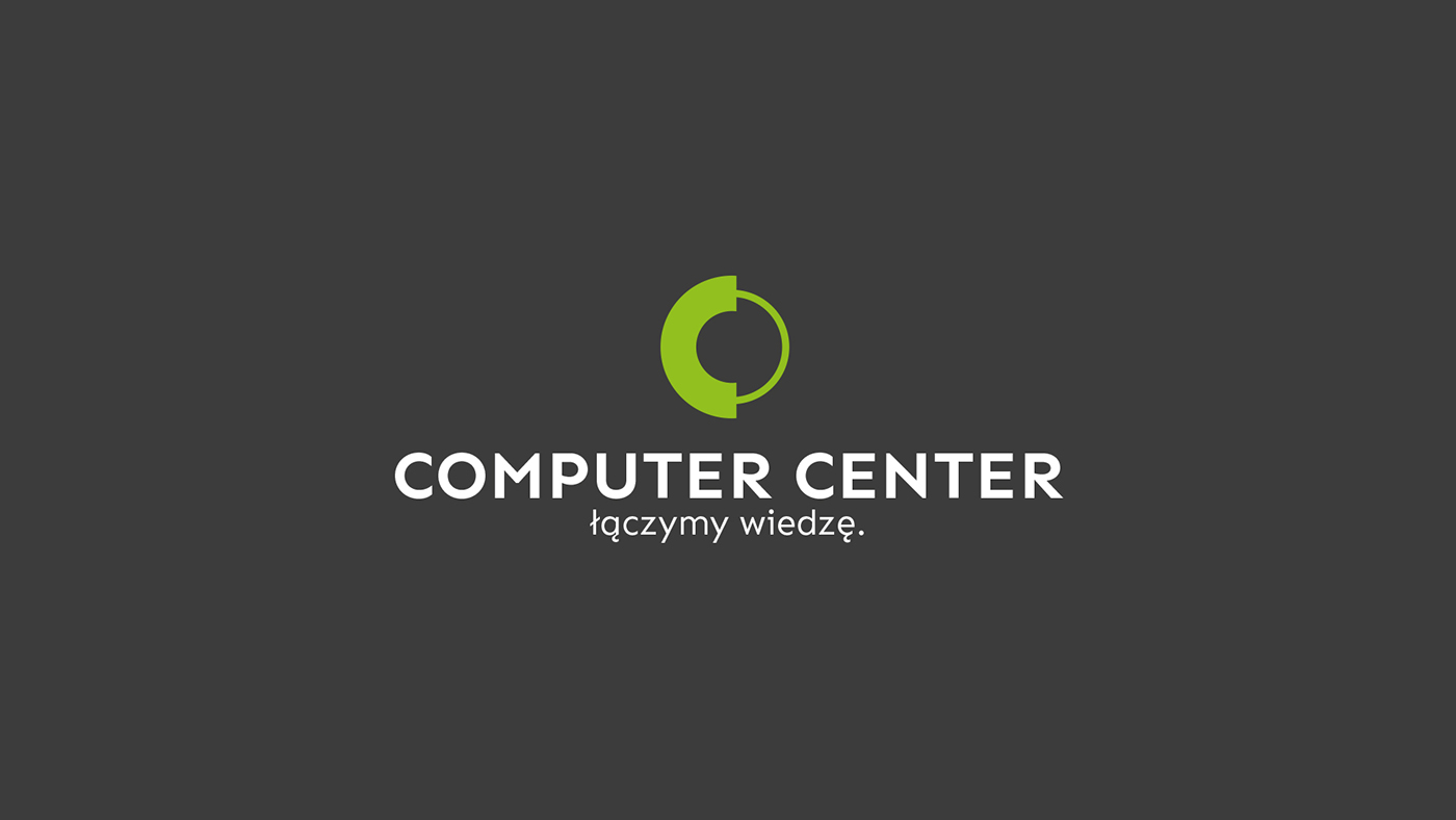 rebranding logo identity visual Computer Center Green Studio