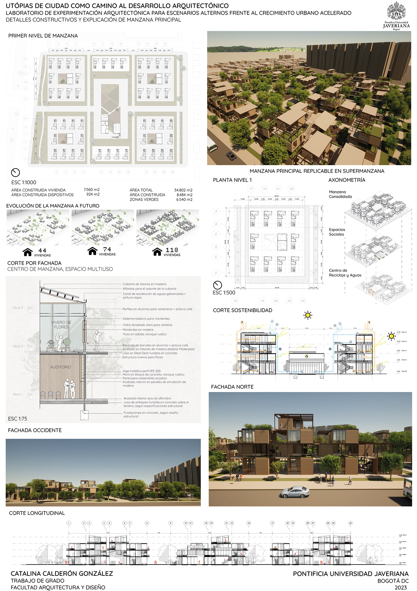 tesis Investigación Urban Design cityscape Landscape Nature architecture Render
