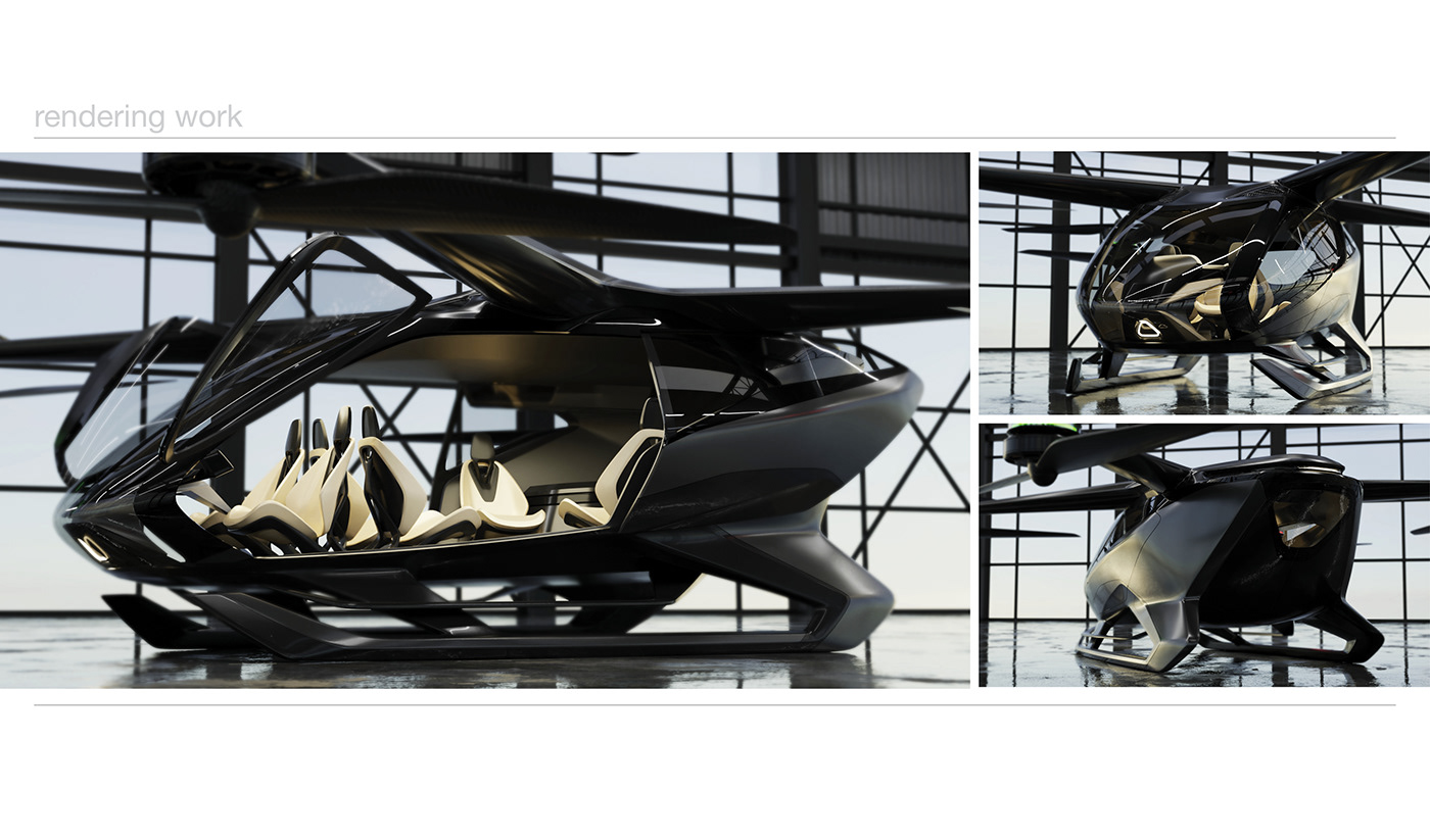 3d modeling Aircraft Automotive design Copter industrial design  motorbike Render surface design Transportation Design yacht