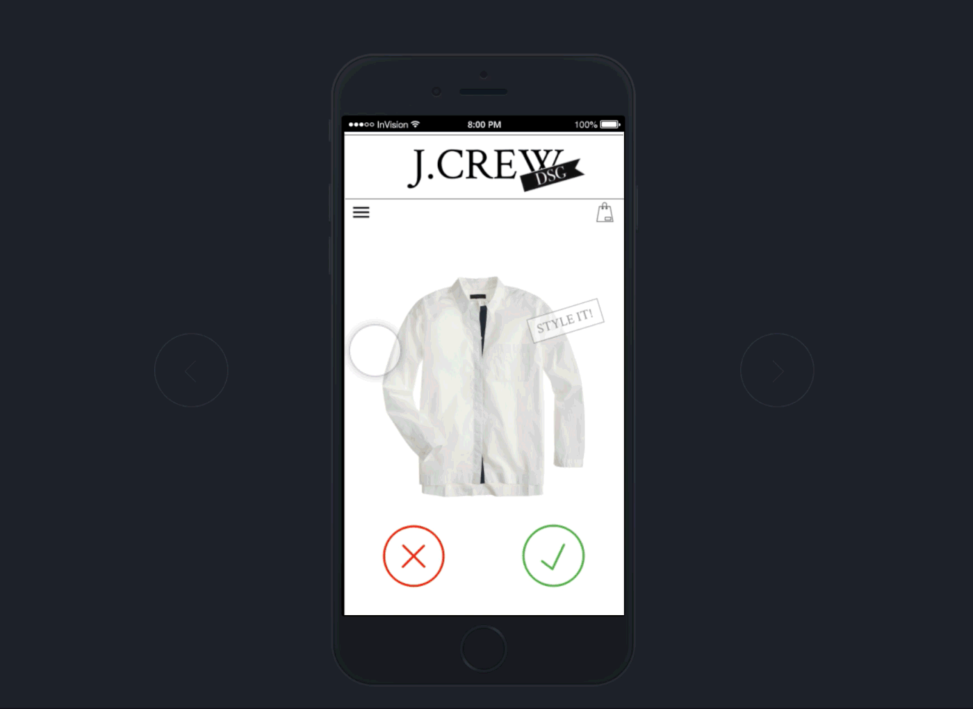mobile app user interface user experience digital design strategy Fashion  Retail