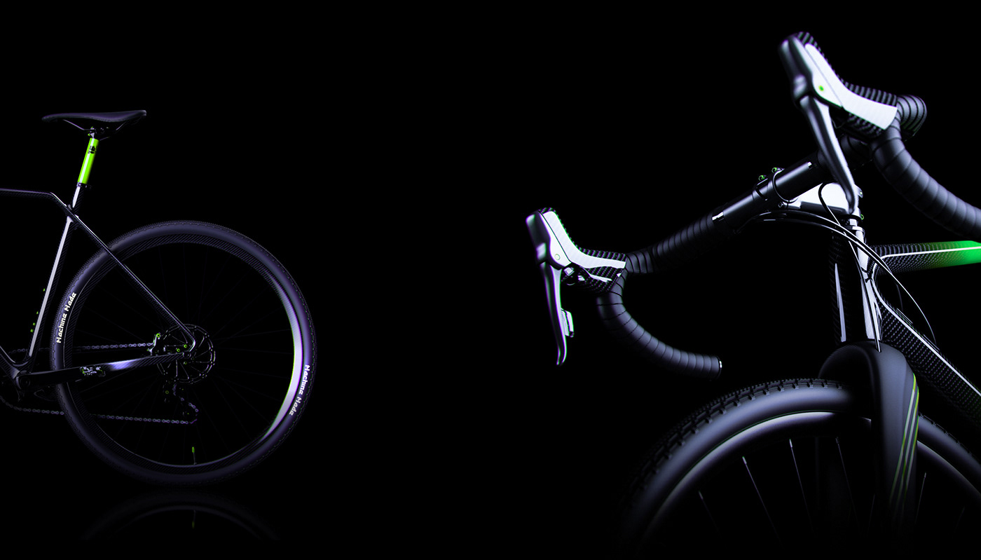 3D Bike industrial design  keyshot Render Rondo rutt visualization