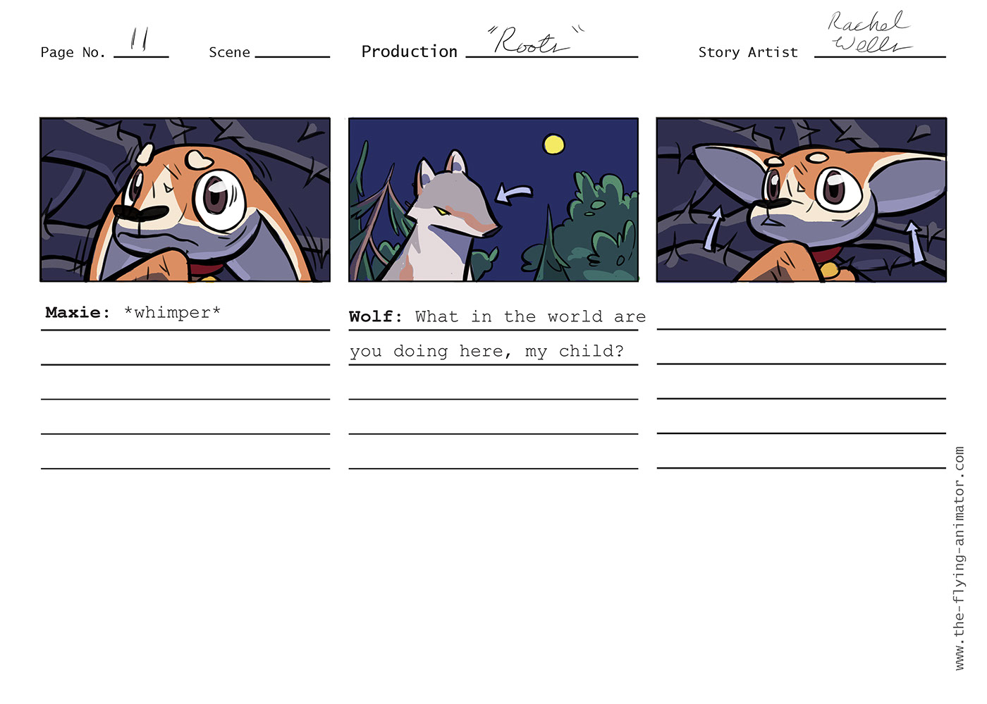 Storyboards Sequential Art animation  Visual Development dogs Nature digital children's media animals