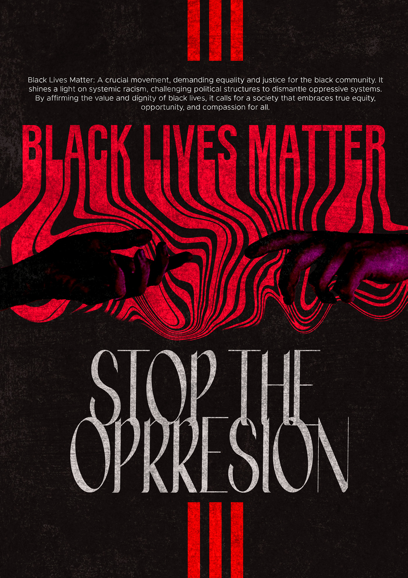 poster posterdesign racism protest typography   Graphic Designer BLACKLIVESMATTER
