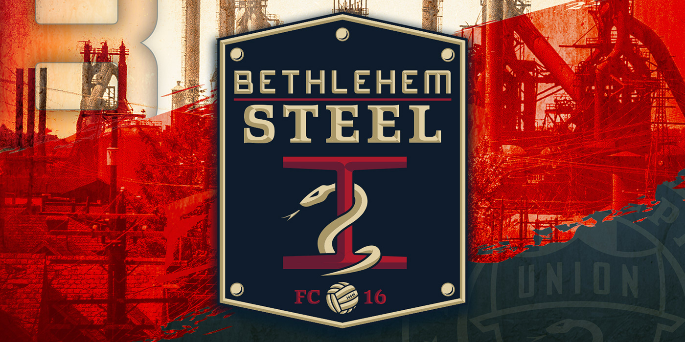 bethlehem steel fc branding  logos soccer sports sports team logo