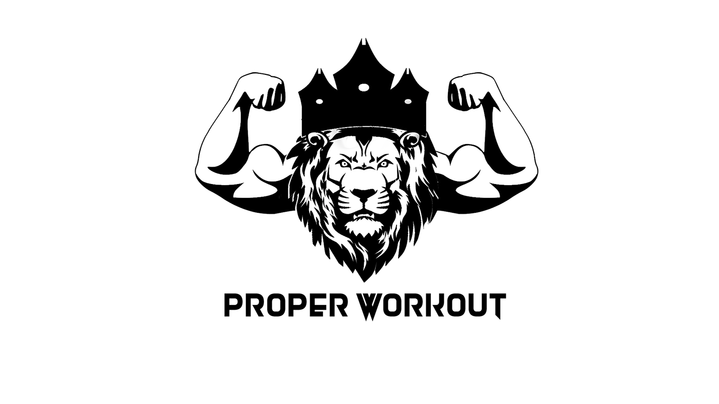 adobe illustrator fitness gym Logo Design workout