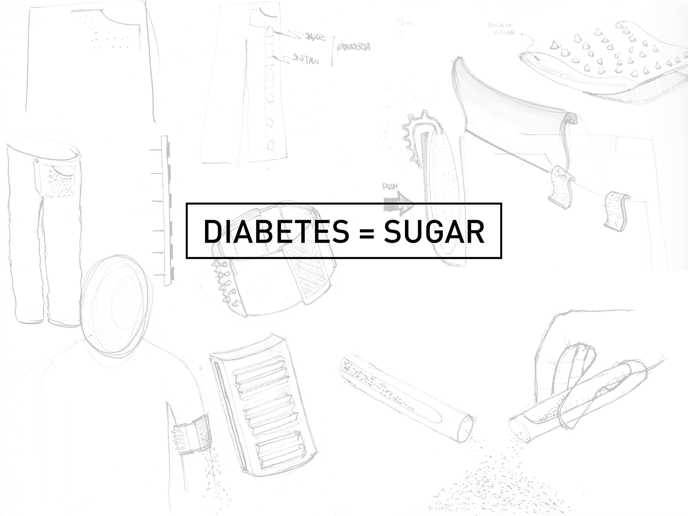 diabetes pocket sugar empathy tool design