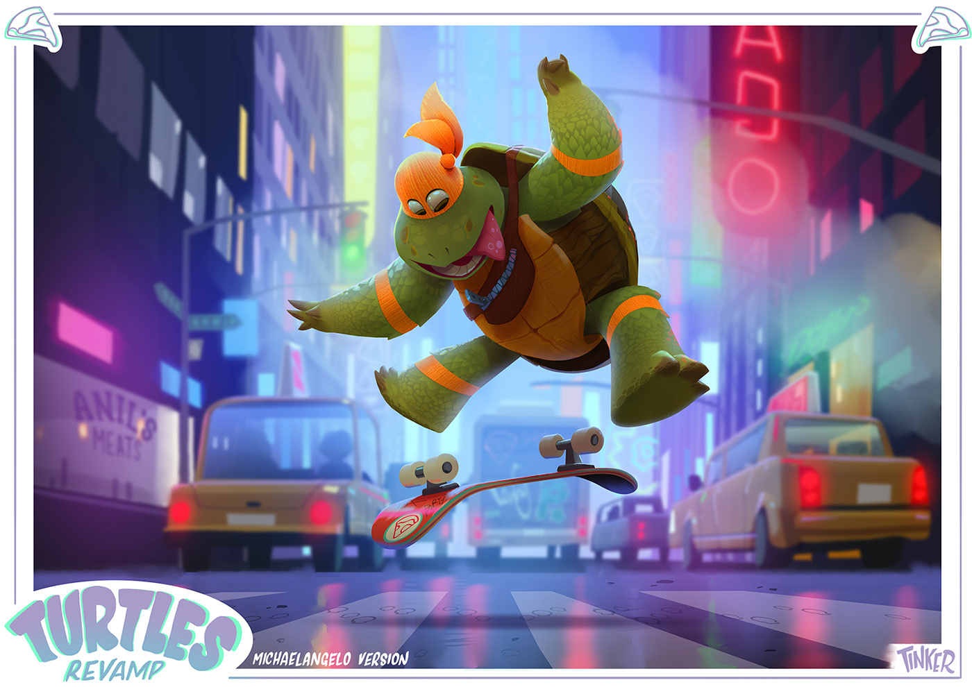 characterdesign concept art mutant ninja teenage Turtles  visualdevelopment