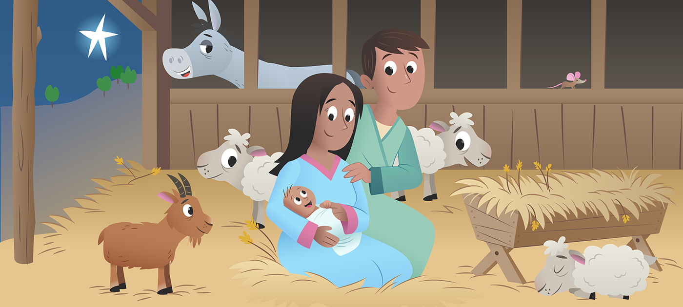 bible app ios iphone android iPad storybook children kids jesus Christian Education vector animated