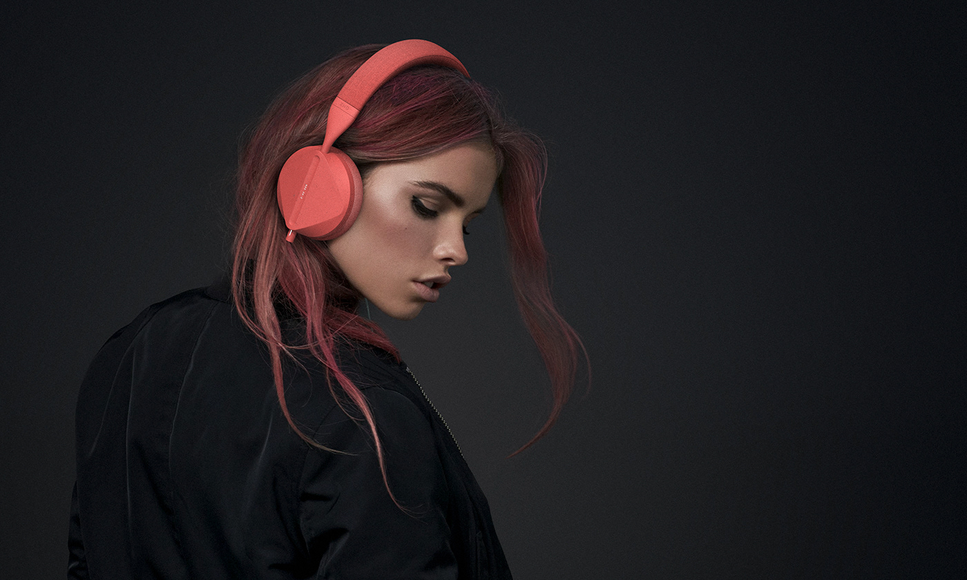 headphones Earbuds speaker Wearable Audio music product design  portable speaker industrial design  TECHWEAR
