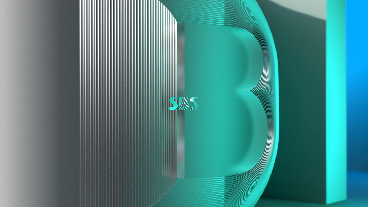 3D Channel helixd identity logo SBS tv