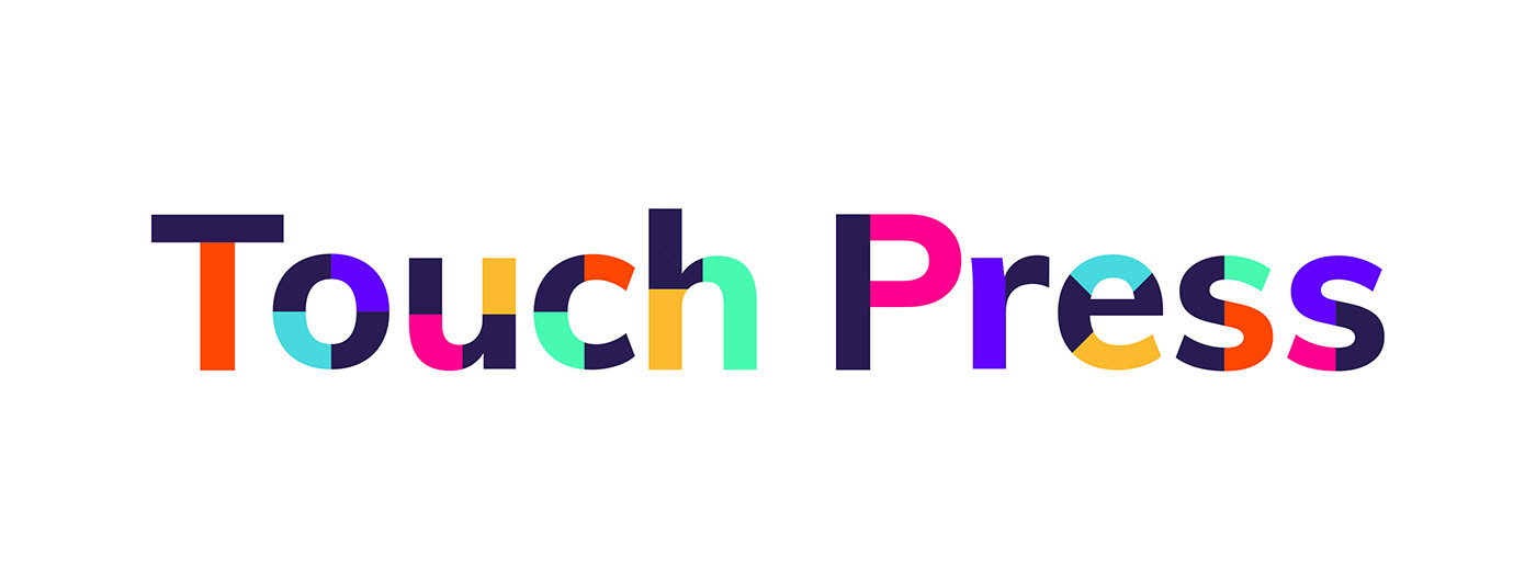 Touch Press Touch Press Games Touch Generation Games Brand Identity colouful shapes Web Design 