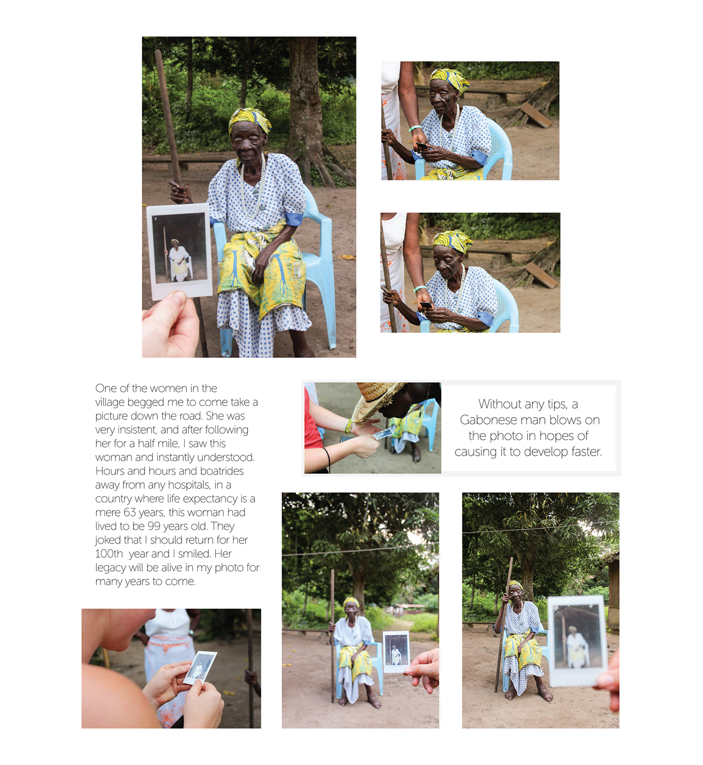 Photo Exchange photo ethical photography Gabon africa african gabonese instax Film  