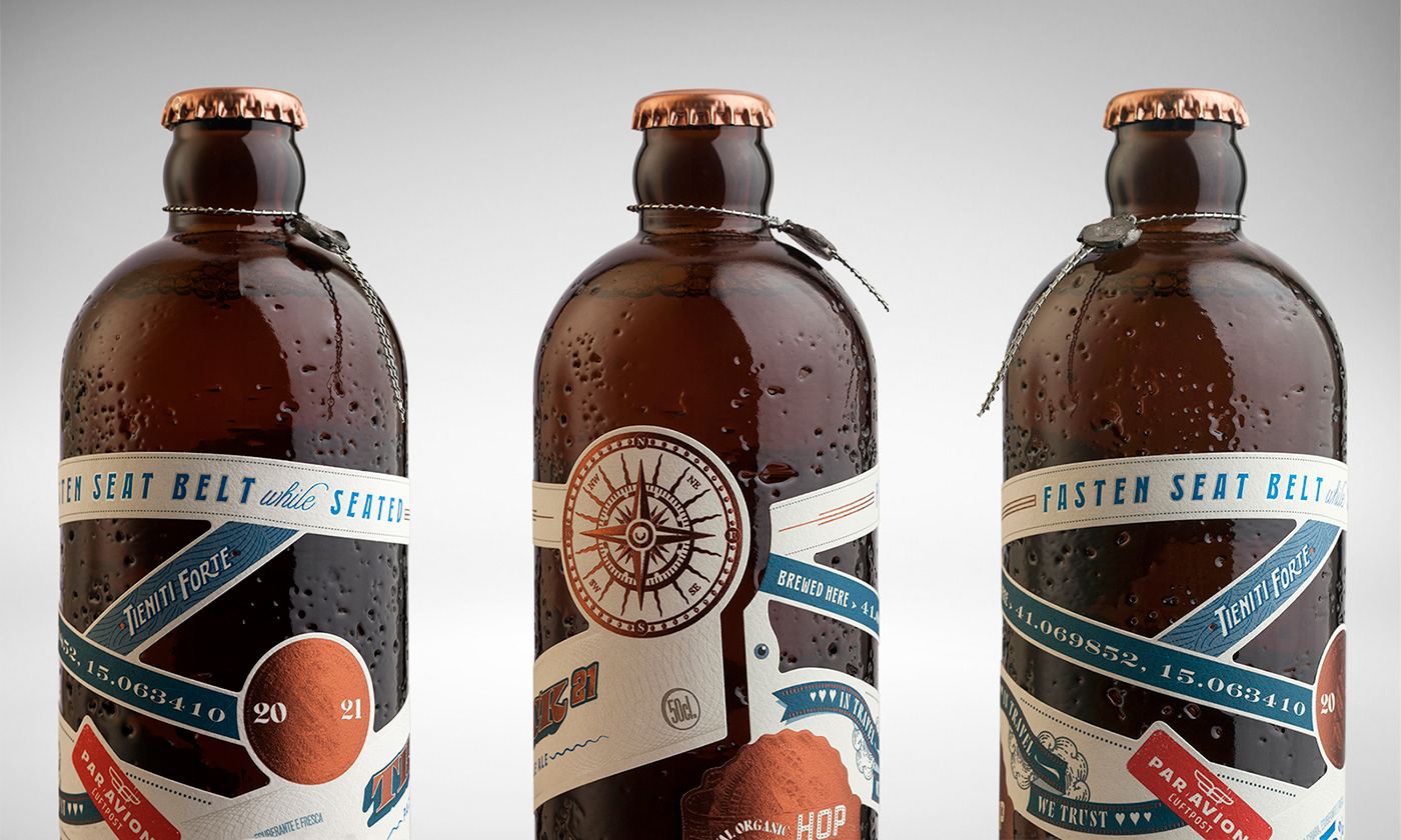 beer Birra brand design Label Packaging Photography  track type design