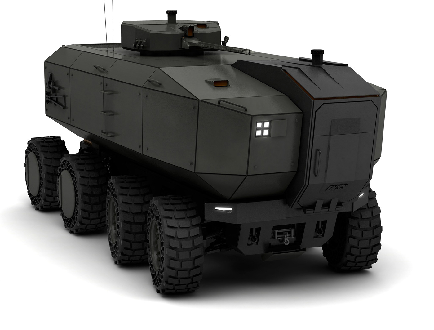 armored Transportation Design concept Autonomous cardesign Military vehicle vehicle concept transportation Vehicle automotive  