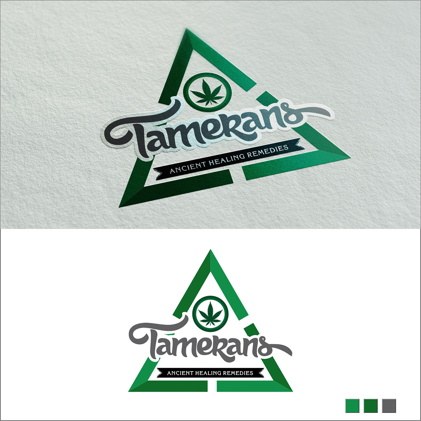 Erva Medicinal piramide Logotipo farmacia remédio 99Designs maconha marijuana