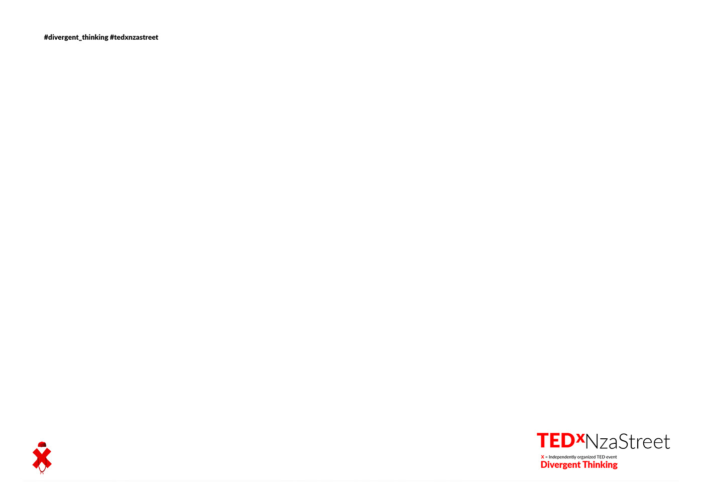 TED TEDx tedxnzastreet graphic design  jotter brochure Booklet Event Branding branding  design