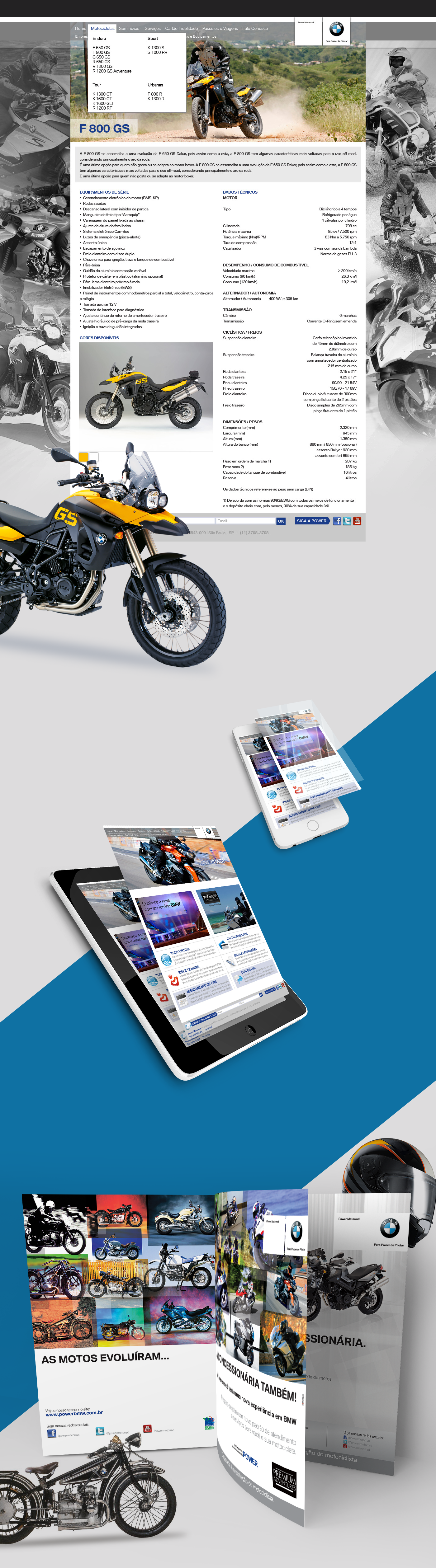 brand identity visual BMW power motorrad motorcycle branding 