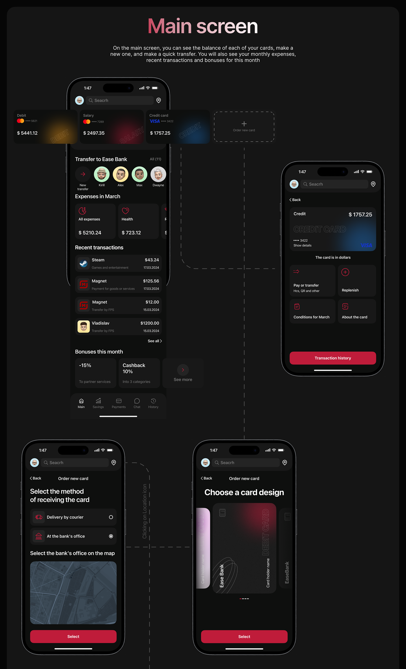 banking finance ux UI/UX ui design Figma user interface crypto app design cryptocurrency