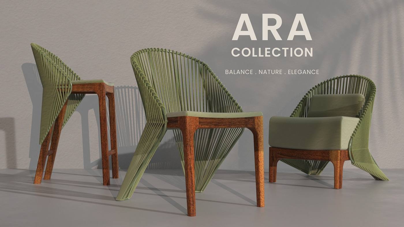 chair design conceptual design wood Macrame Costa Rica Tropical product design  mobiliario furniture chair