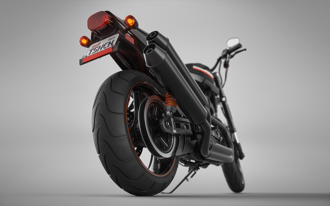 Harley Davidson XR1200x octanerender   3D Bike Render blender