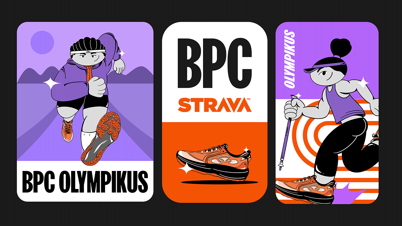 ILLUSTRATION  sports running Marathon race Event brand identity visual adobe illustrator visual identity