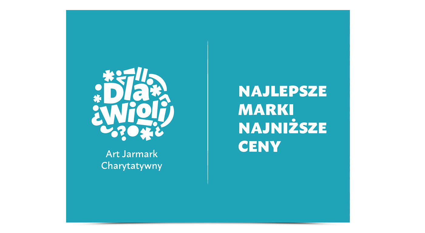 DLA WIOLI identity charity Event MACHALSKI Patterns poster logo Charity Poster artjarmark