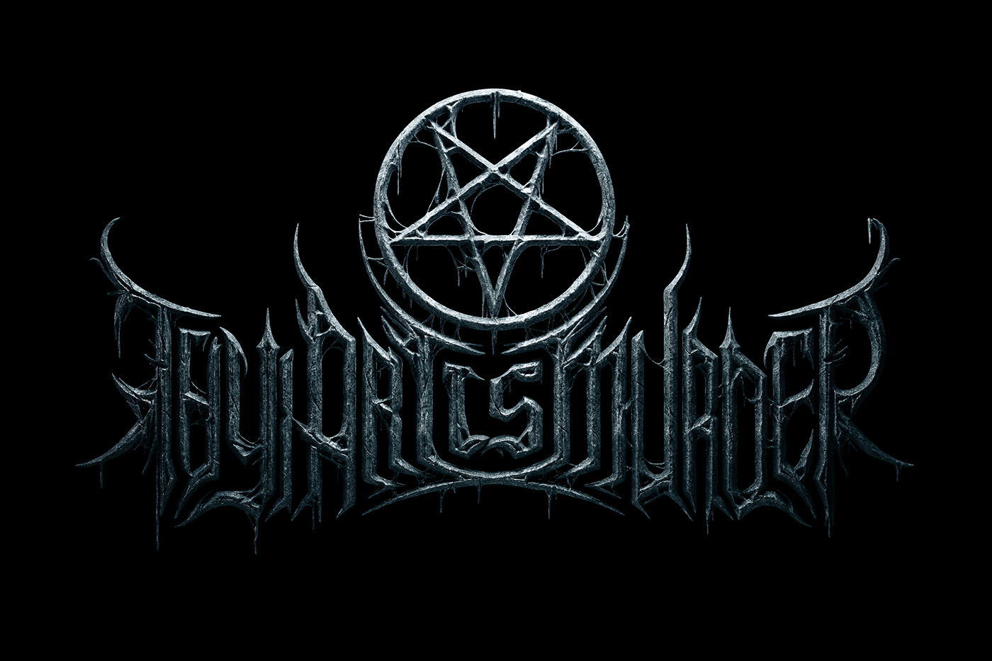 metal deathcore billelis black death skeleton skull dark art metal music Cover Art
