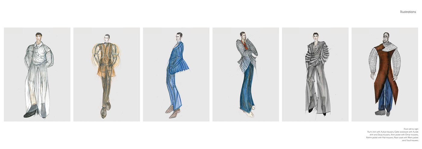 fashion collection fashion design Menswear drapery tailoring