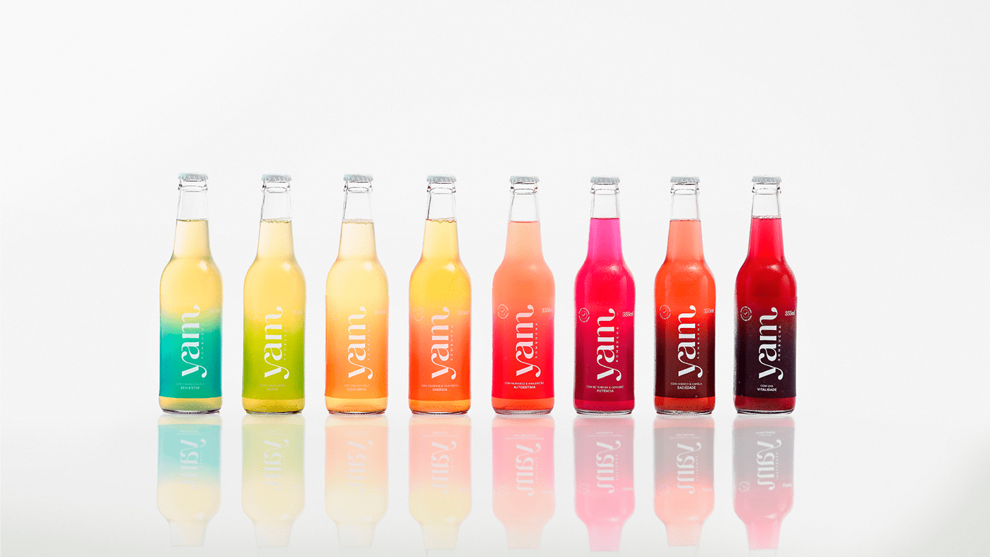 ArtDirection beverage drink gradient kombucha Label label design logo Packaging Photography 