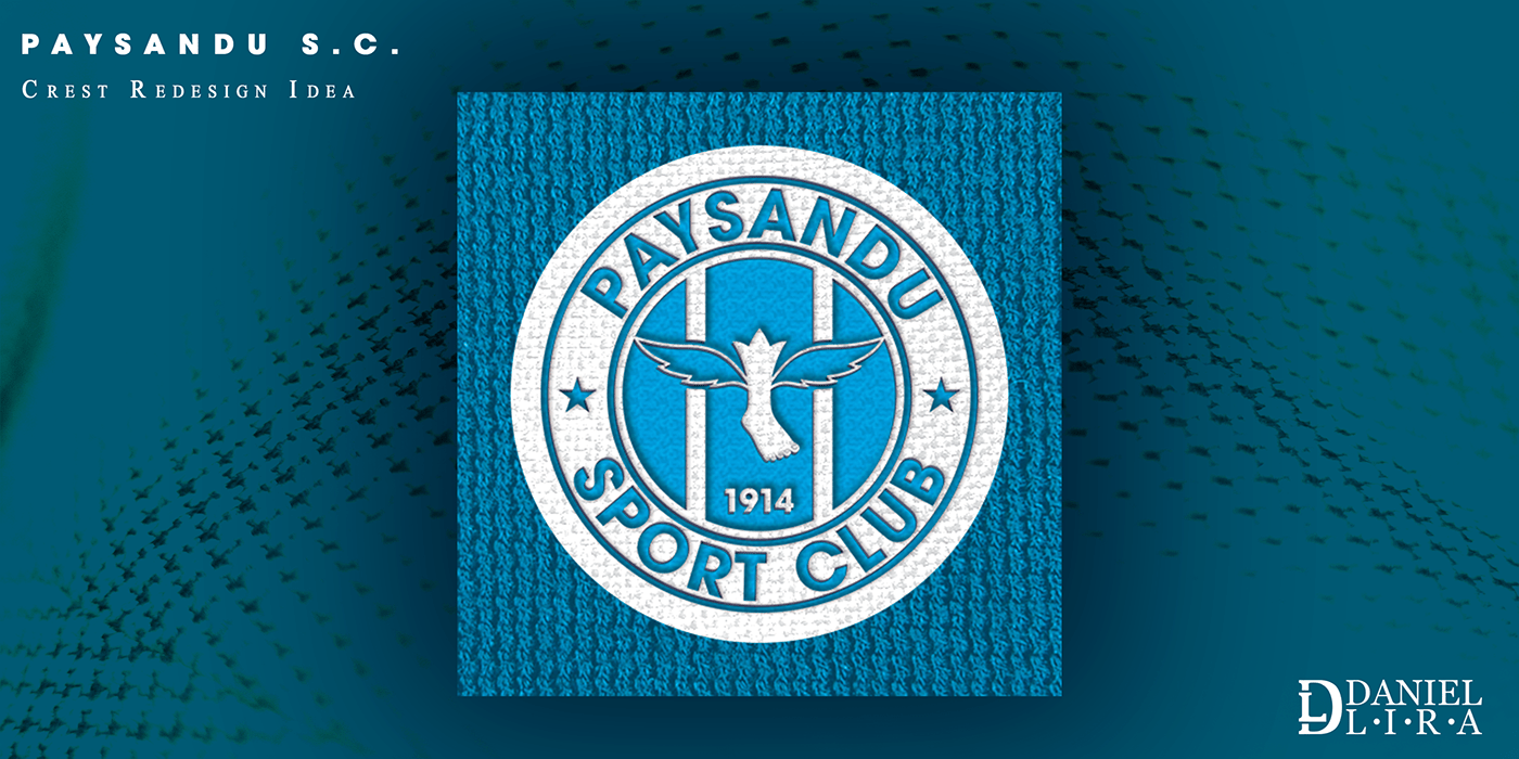 Brazil crest design escudo football logo paysandu redesign shield badge