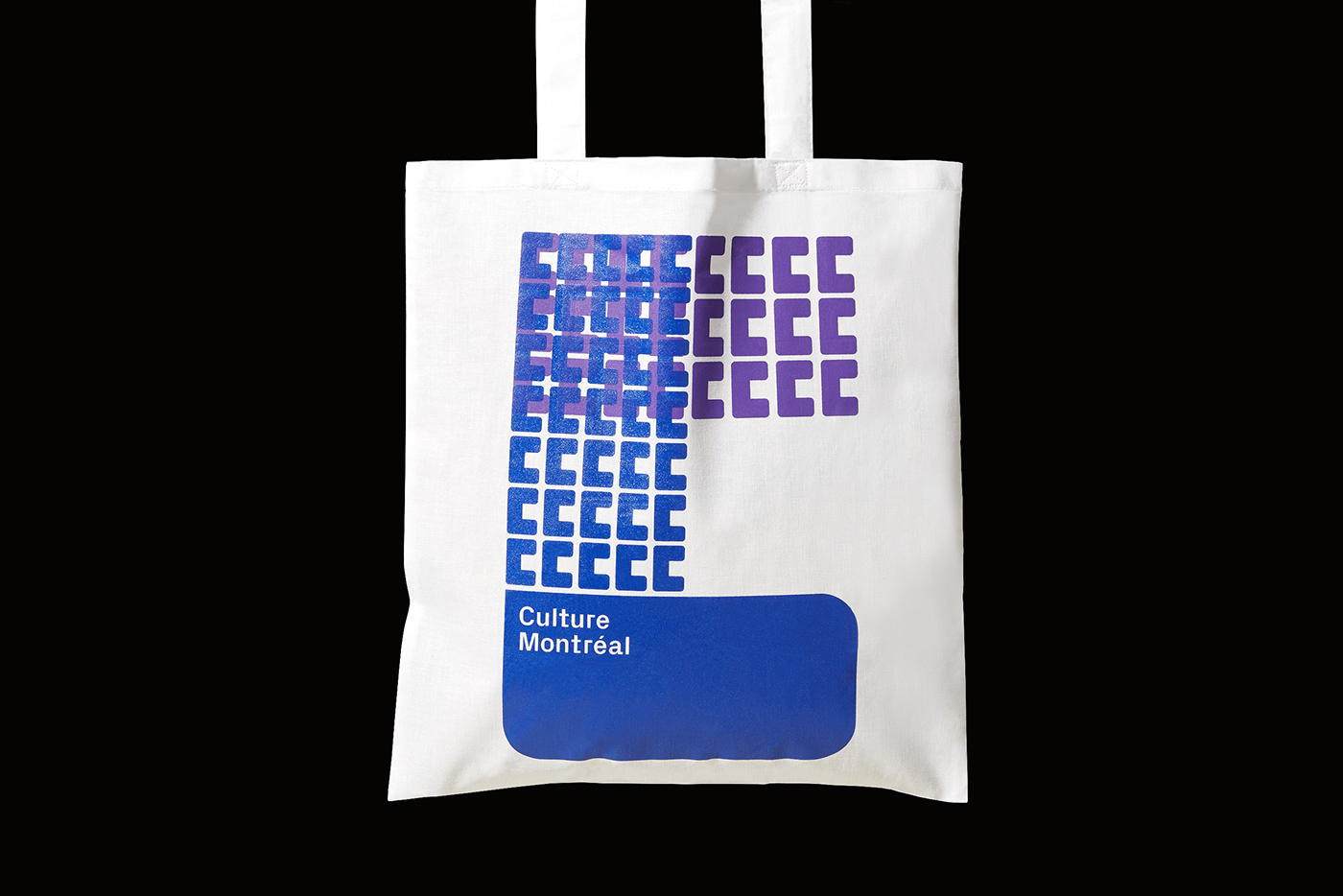 culture Montreal block animation  RGB modular system Duotone Tote poster