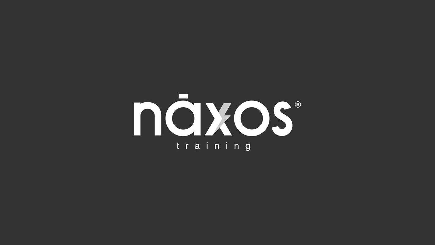 lightining zeus Island Greece naxos gym logo Icon identity