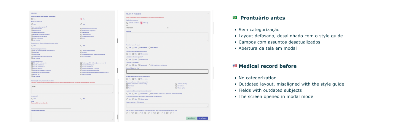 Medical Platform medical record prontuário médico software de prontuário health care