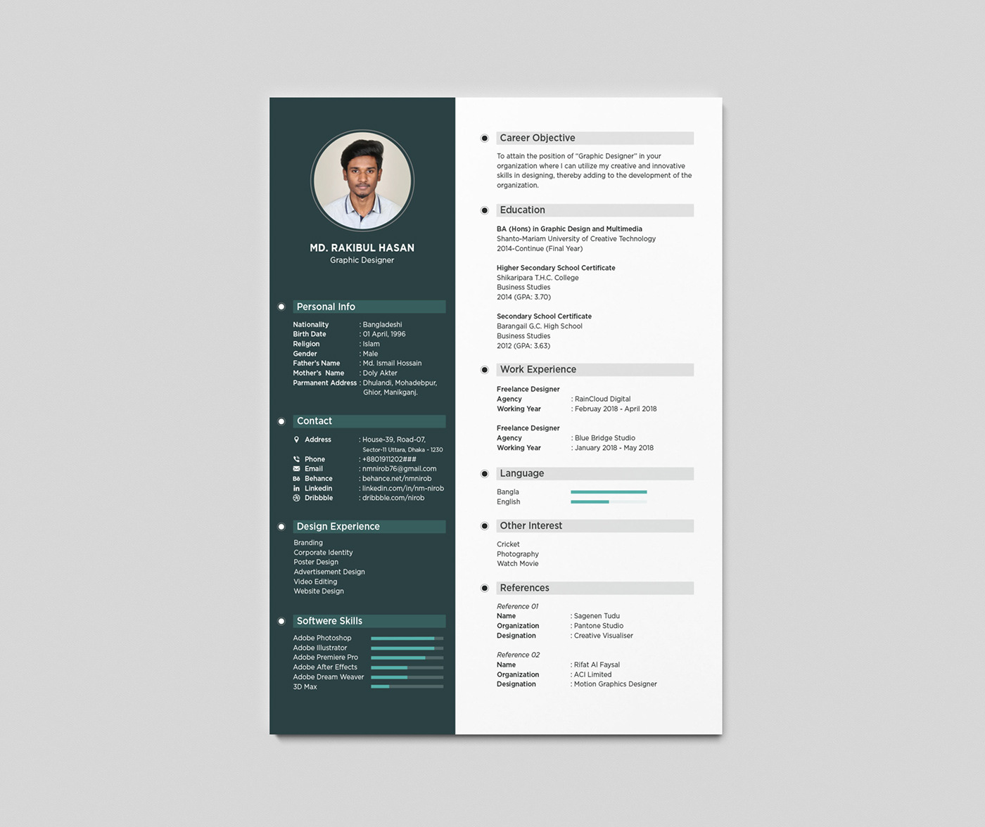 Simple FREE RESUME resume template cv design resume design Free Resume free cv