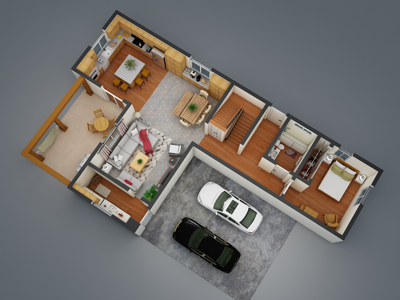 3d floor plan 3ds max airbnb architecture interior design  real estate vray