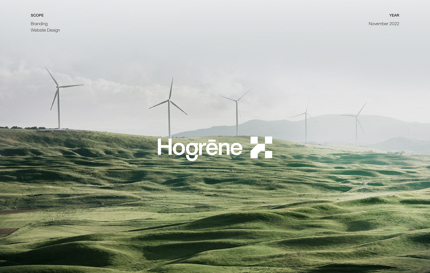 Hogrene case study by Uniko studio. Cover image